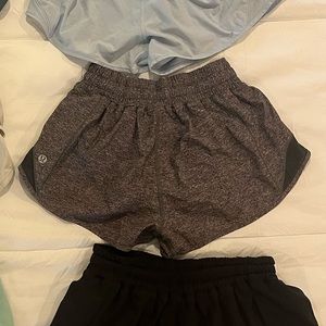 grey hotty hot lululemon shorts